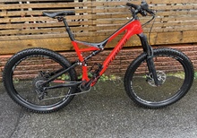 Specialized Stumpjumper FSR Expert Carbon 6Fattie XL – nyservad – dubbdäck ingår