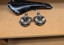 Prologo Kappa Evo Sadel + Shimano XT SPD-pedaler