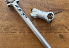 Zipp Service Course Stem/Seatpost Silver