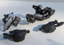 Shimano Deore/XT växelgrupp 2x10 med vevparti