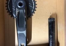 Sram vevparti 165mm + carbon-ti klinga