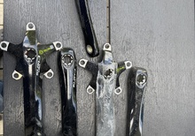Vevarmar 2 st Shimano Claris och en FSA omega 