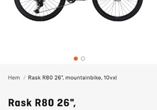 Crescent Rask R80 26" orange mountainbike