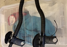 Tempopinnar Zipp med Zipp förhöjningar  Shimano knappsats (växelknappar), Shimano fördelningsdosa