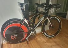 Cannondale Slice 54 cm Hi-Mod Carbon Rim Brake TT triathlon bike