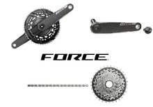 SRAM Force E1 vevparti (Quarq), kassett och kedja