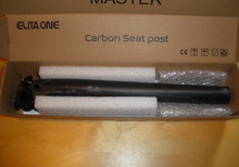 ELITAONE MASTER Kolfiber Sadelstolpe 31.6x350mm 20mm offset oanvänd