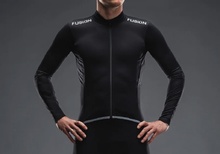 Fusion Mens TEMPO! PRO Cycling Jacket svart i Large