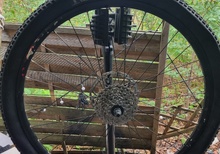 26" hjul med XT hub och XT kassett 