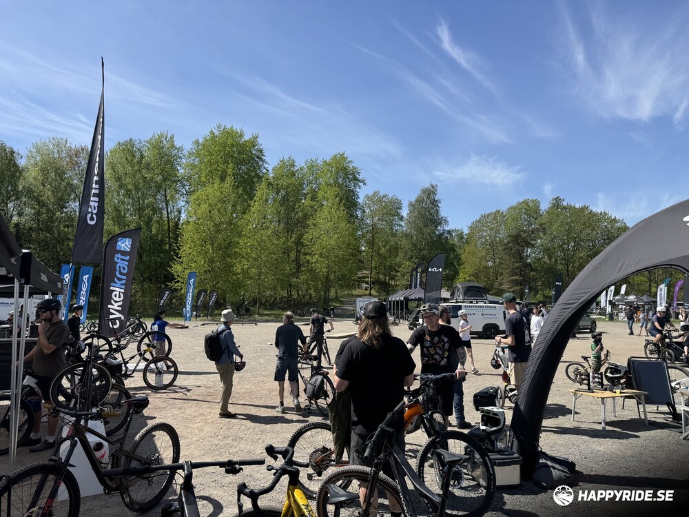 Bild från Happyrides cykeltestarhelg 2026
