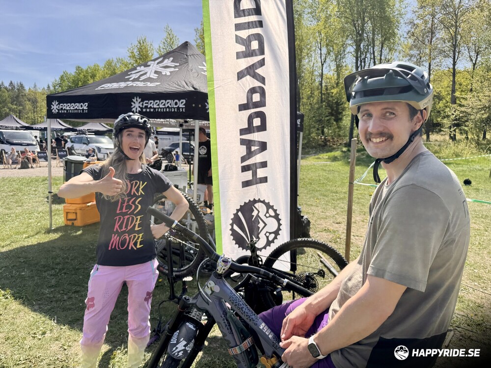 Bild från Happyrides cykeltestarhelg 2026
