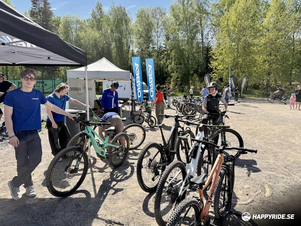 Bild från Happyrides cykeltestarhelg 2026