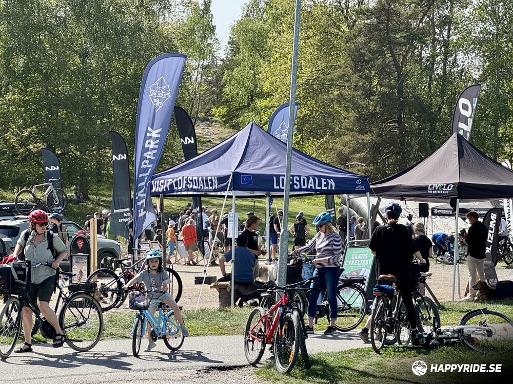 Bild från Happyrides cykeltestarhelg 2026
