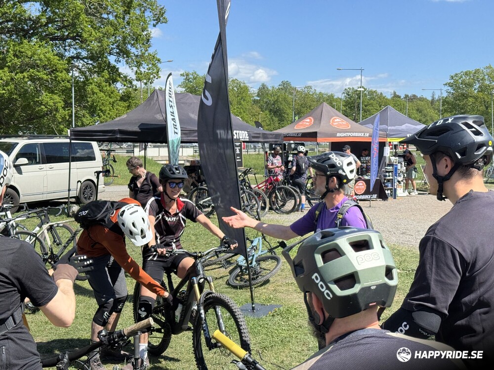 Bild från Happyrides cykeltestarhelg 2026