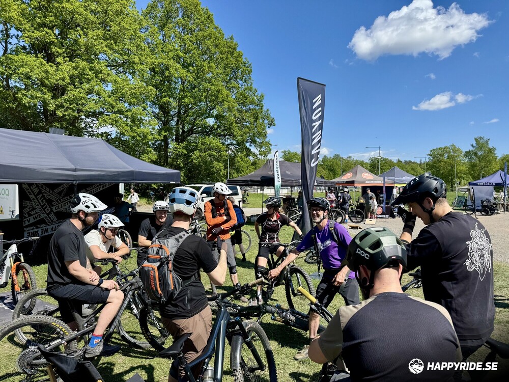 Bild från Happyrides cykeltestarhelg 2026