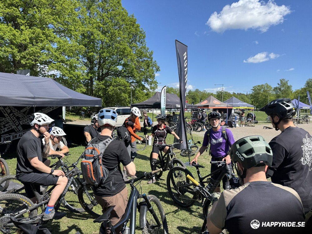 Bild från Happyrides cykeltestarhelg 2026