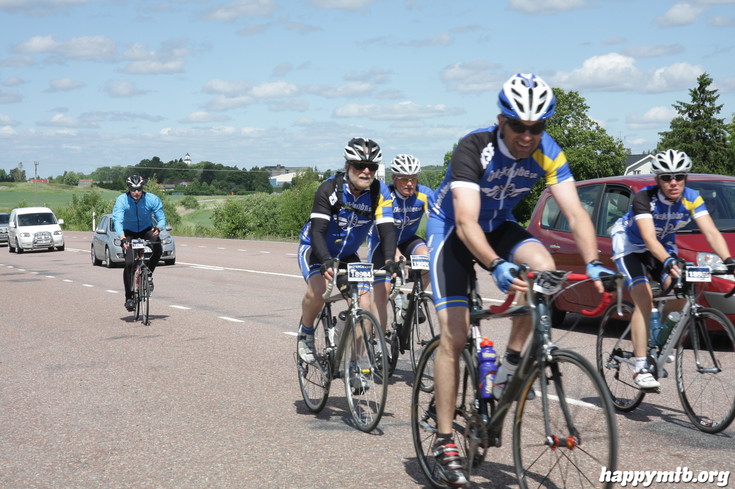 Bild från Vätternrundan 2013