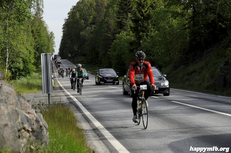 Bild från Vätternrundan 2015