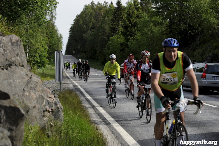 Bild från Vätternrundan 2015
