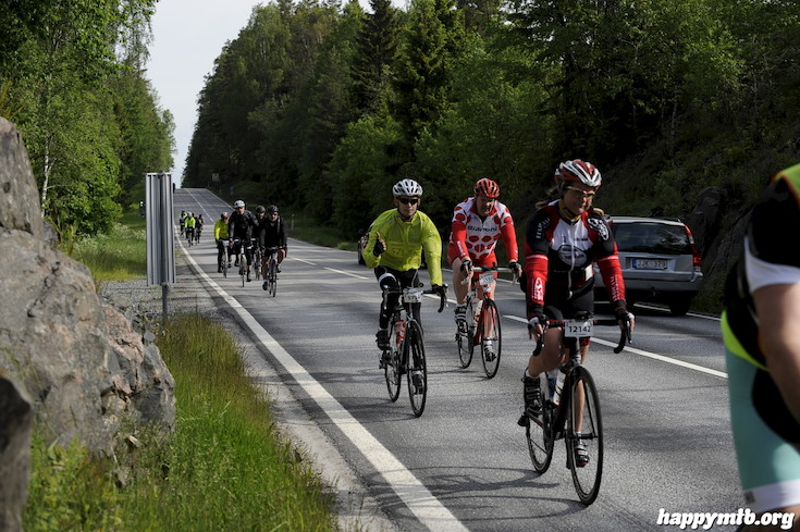 Bild från Vätternrundan 2015