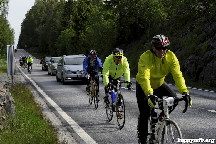 Bild från Vätternrundan 2015