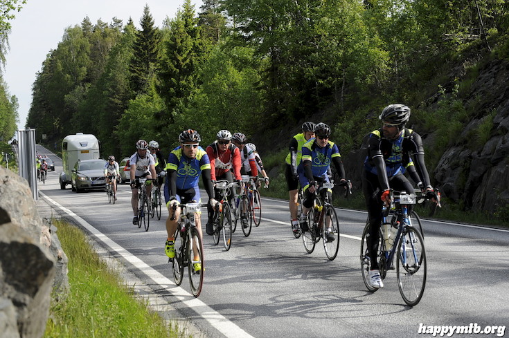 Bild från Vätternrundan 2015