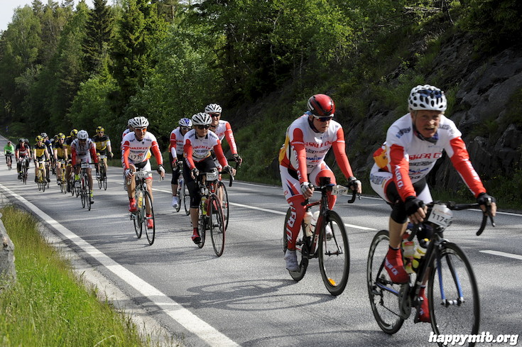 Bild från Vätternrundan 2015