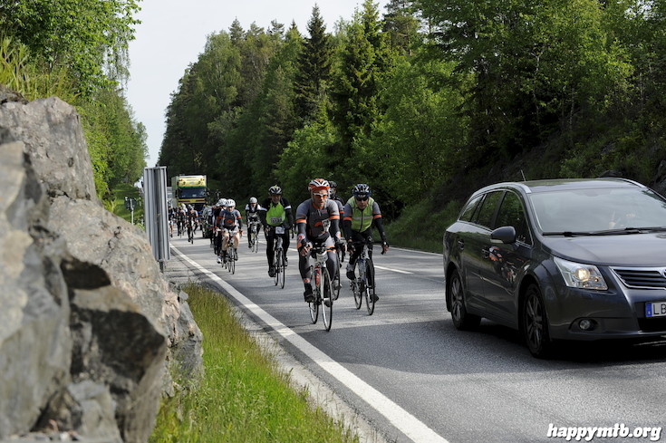 Bild från Vätternrundan 2015