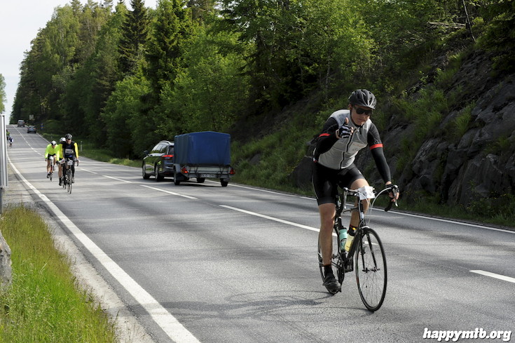 Bild från Vätternrundan 2015