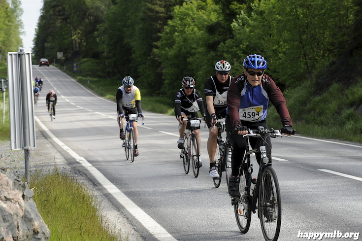 Bild från Vätternrundan 2015