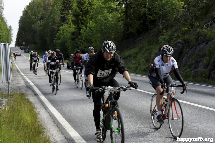 Bild från Vätternrundan 2015