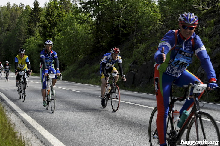 Bild från Vätternrundan 2015