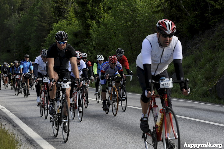 Bild från Vätternrundan 2015