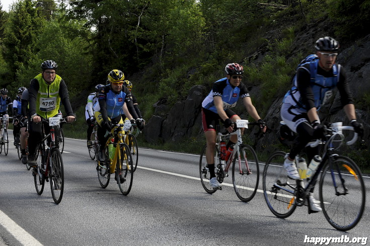 Bild från Vätternrundan 2015