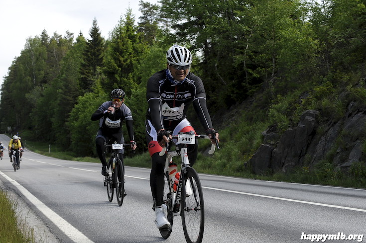 Bild från Vätternrundan 2015