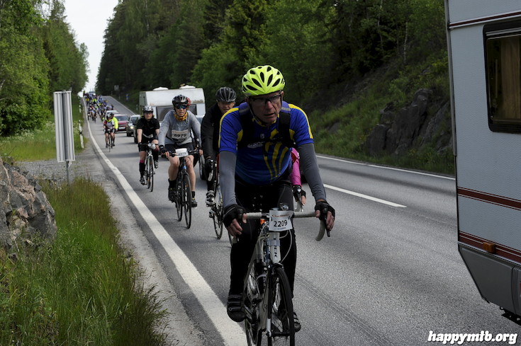 Bild från Vätternrundan 2015