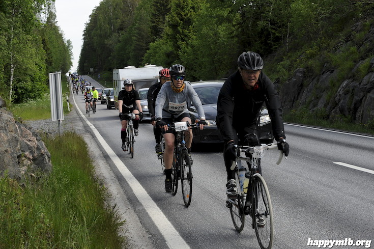 Bild från Vätternrundan 2015