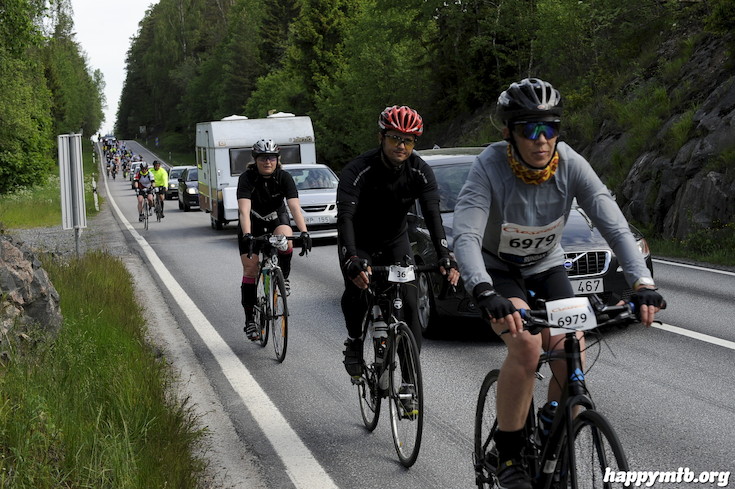 Bild från Vätternrundan 2015