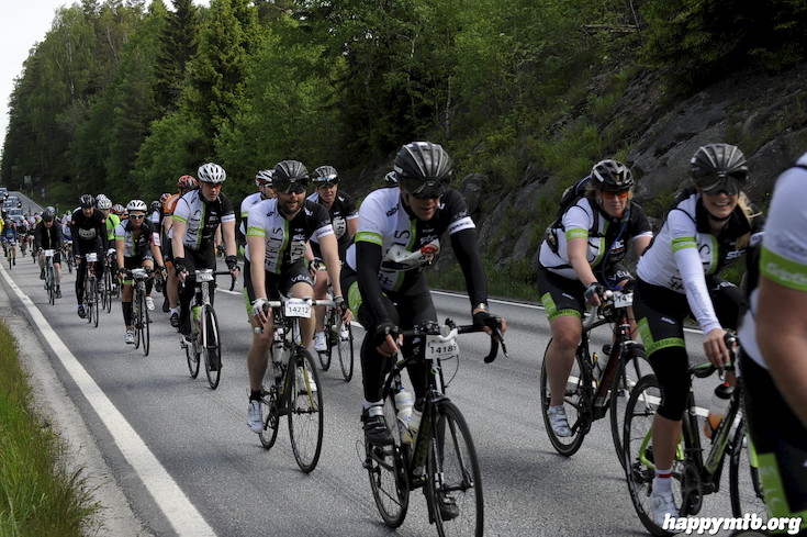 Bild från Vätternrundan 2015