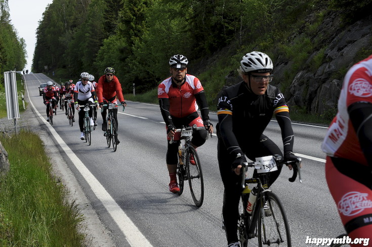Bild från Vätternrundan 2015