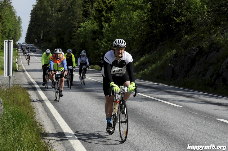 Bild från Vätternrundan 2015