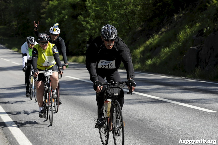Bild från Vätternrundan 2015