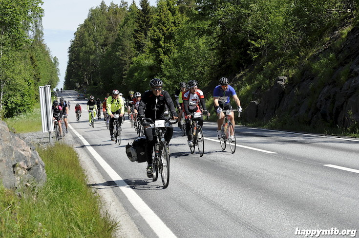 Bild från Vätternrundan 2015