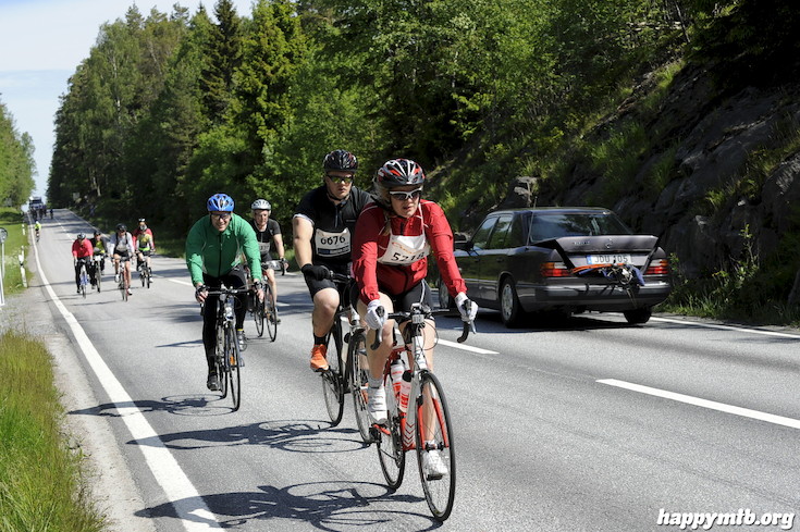 Bild från Vätternrundan 2015