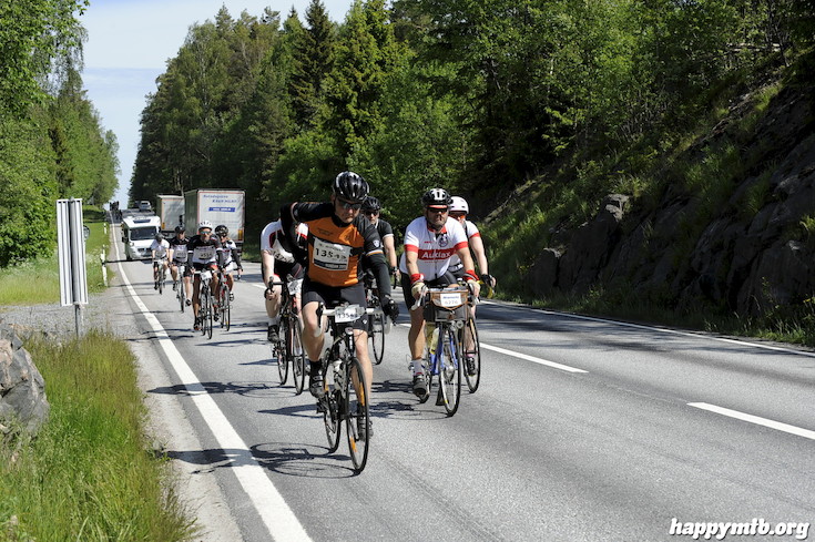 Bild från Vätternrundan 2015