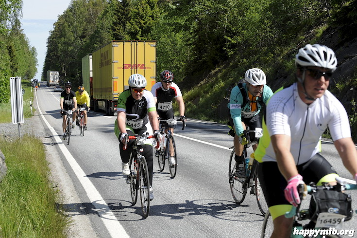 Bild från Vätternrundan 2015
