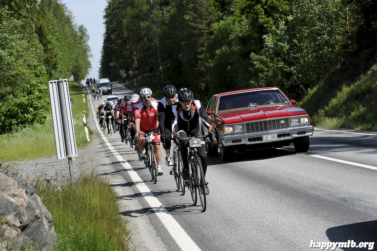 Bild från Vätternrundan 2015