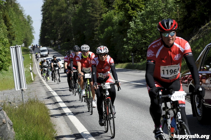Bild från Vätternrundan 2015
