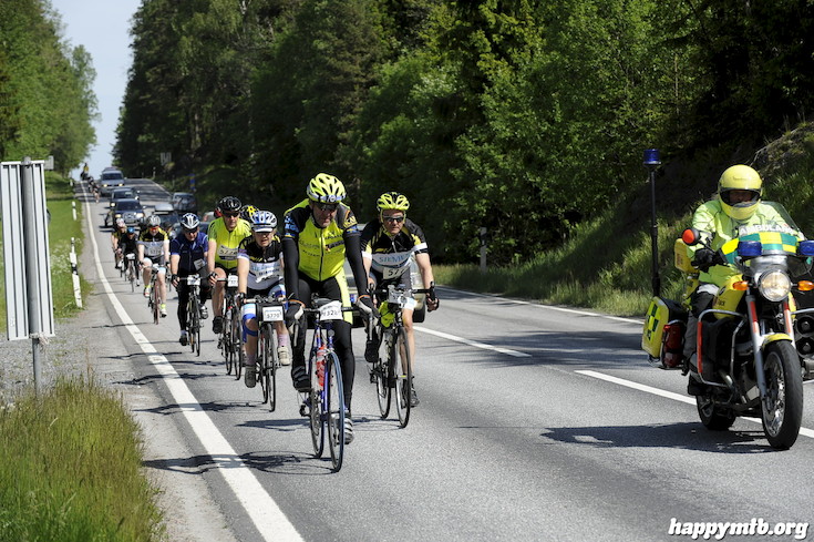 Bild från Vätternrundan 2015