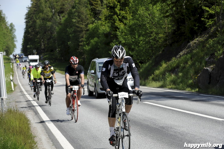 Bild från Vätternrundan 2015